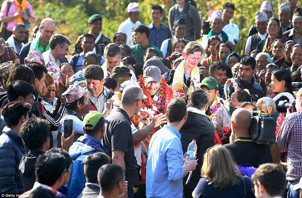 Prince Harry celebrate holi in nepal24