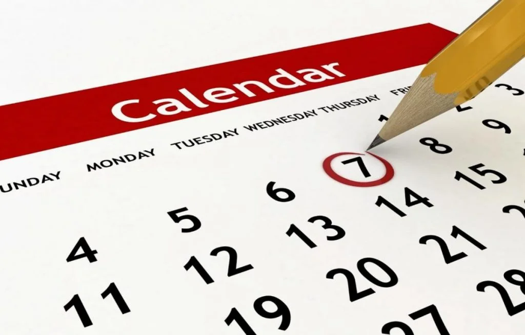 direction for hanging calendar