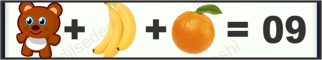 Banana, Orange and Teddy Bear Puzzle Quiz Questions Answer